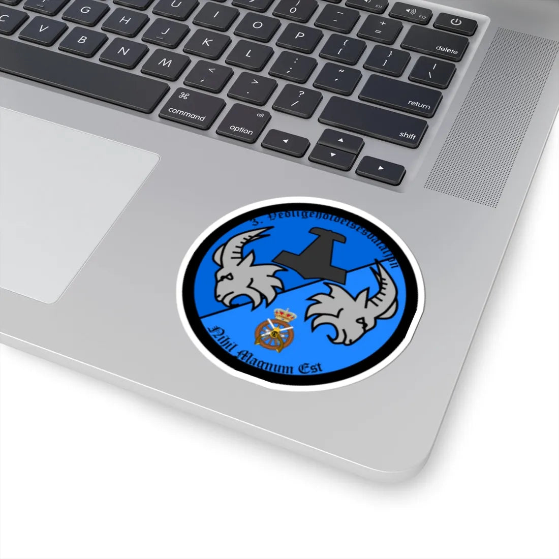 Emblem for the 3-III-TRR (Denmark) (Coat of Arms) STICKER Vinyl Kiss-Cut Decal - The Sticker Space