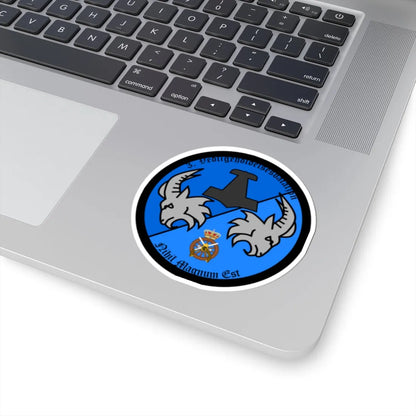 Emblem for the 3-III-TRR (Denmark) (Coat of Arms) STICKER Vinyl Kiss-Cut Decal - The Sticker Space