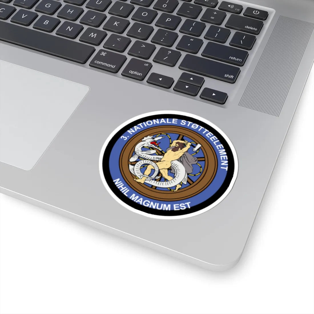 Emblem for the 3-IV-TRR (Denmark) (Coat of Arms) STICKER Vinyl Kiss-Cut Decal - The Sticker Space