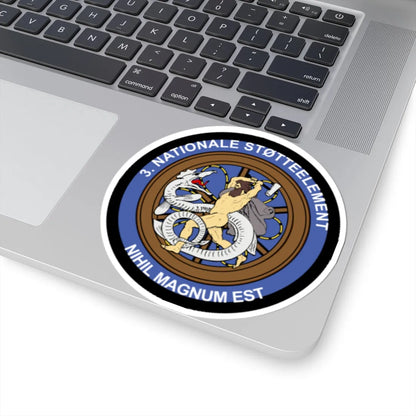 Emblem for the 3-IV-TRR (Denmark) (Coat of Arms) STICKER Vinyl Kiss-Cut Decal - The Sticker Space