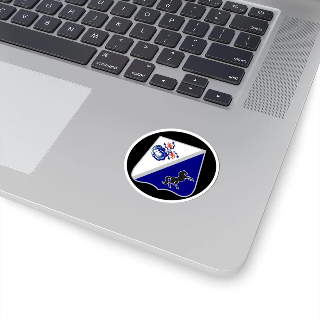 Emblem for the 3-V-GHR (Denmark) (Coat of Arms) STICKER Vinyl Kiss-Cut Decal - The Sticker Space