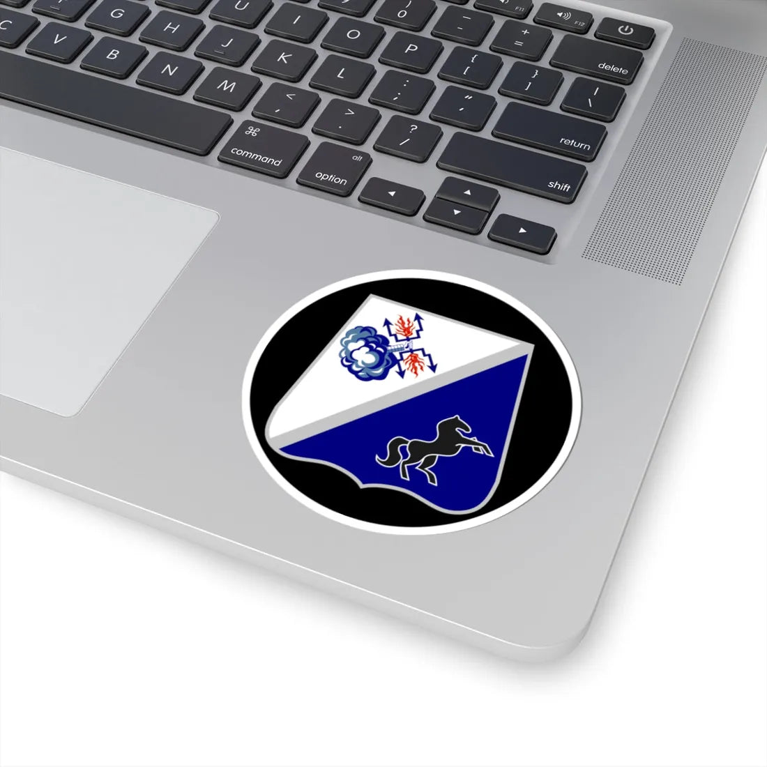 Emblem for the 3-V-GHR (Denmark) (Coat of Arms) STICKER Vinyl Kiss-Cut Decal - The Sticker Space