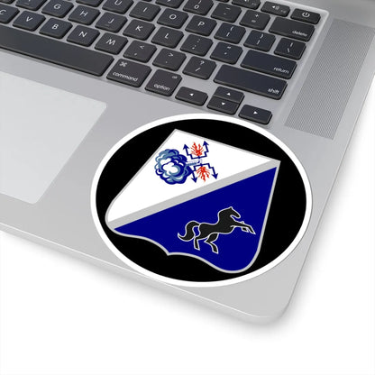 Emblem for the 3-V-GHR (Denmark) (Coat of Arms) STICKER Vinyl Kiss-Cut Decal - The Sticker Space