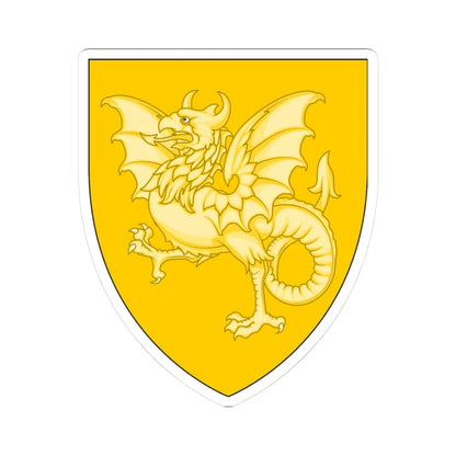 Emblem for the 4-I-FLR (Denmark) (Coat of Arms) STICKER Vinyl Kiss-Cut Decal 3 Inch White - The Sticker Space