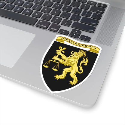 Emblem for the 4-V-JDR (Denmark) (Coat of Arms) STICKER Vinyl Kiss-Cut Decal - The Sticker Space