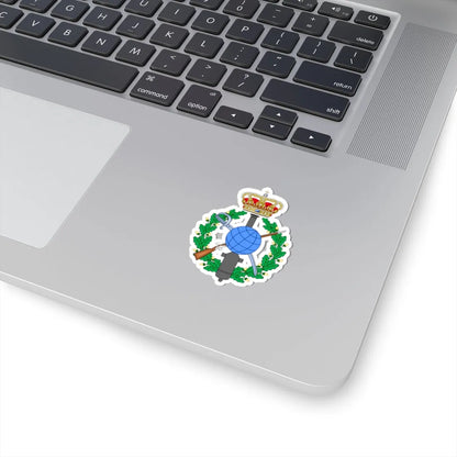 Emblem for the Danish General staff topographic department (Denmark) (Coat of Arms) STICKER Vinyl Kiss-Cut Decal - The Sticker Space