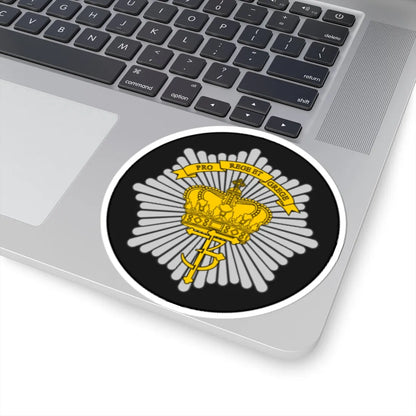 Emblem for the Danish Royal Life Guards V Battalion (Denmark) (Coat of Arms) STICKER Vinyl Kiss-Cut Decal - The Sticker Space