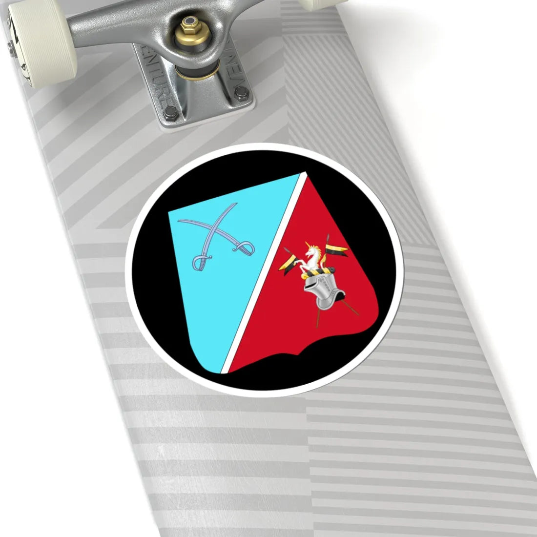 Emblem for the GHR 1 LOPKESK (Denmark) (Coat of Arms) STICKER Vinyl Kiss-Cut Decal - The Sticker Space