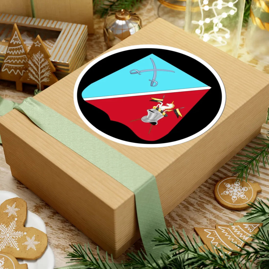 Emblem for the GHR 1 LOPKESK (Denmark) (Coat of Arms) STICKER Vinyl Kiss-Cut Decal - The Sticker Space