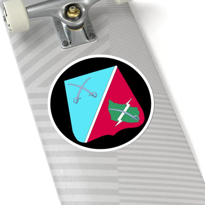 Emblem for the GHR 3Staff (Denmark) (Coat of Arms) STICKER Vinyl Kiss-Cut Decal - The Sticker Space