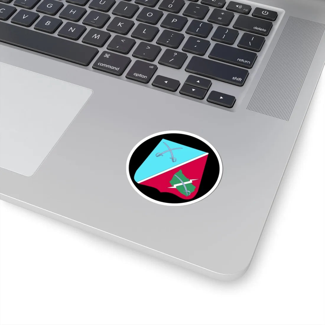 Emblem for the GHR 3Staff (Denmark) (Coat of Arms) STICKER Vinyl Kiss-Cut Decal - The Sticker Space