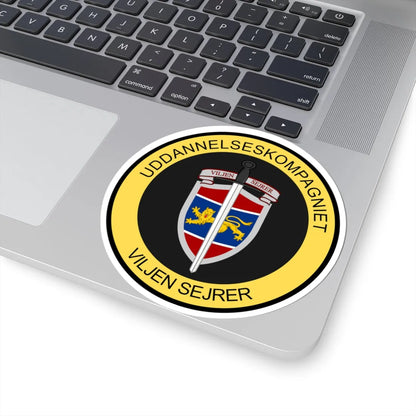 Emblem for the HBU-EFR (Denmark) (Coat of Arms) STICKER Vinyl Kiss-Cut Decal - The Sticker Space