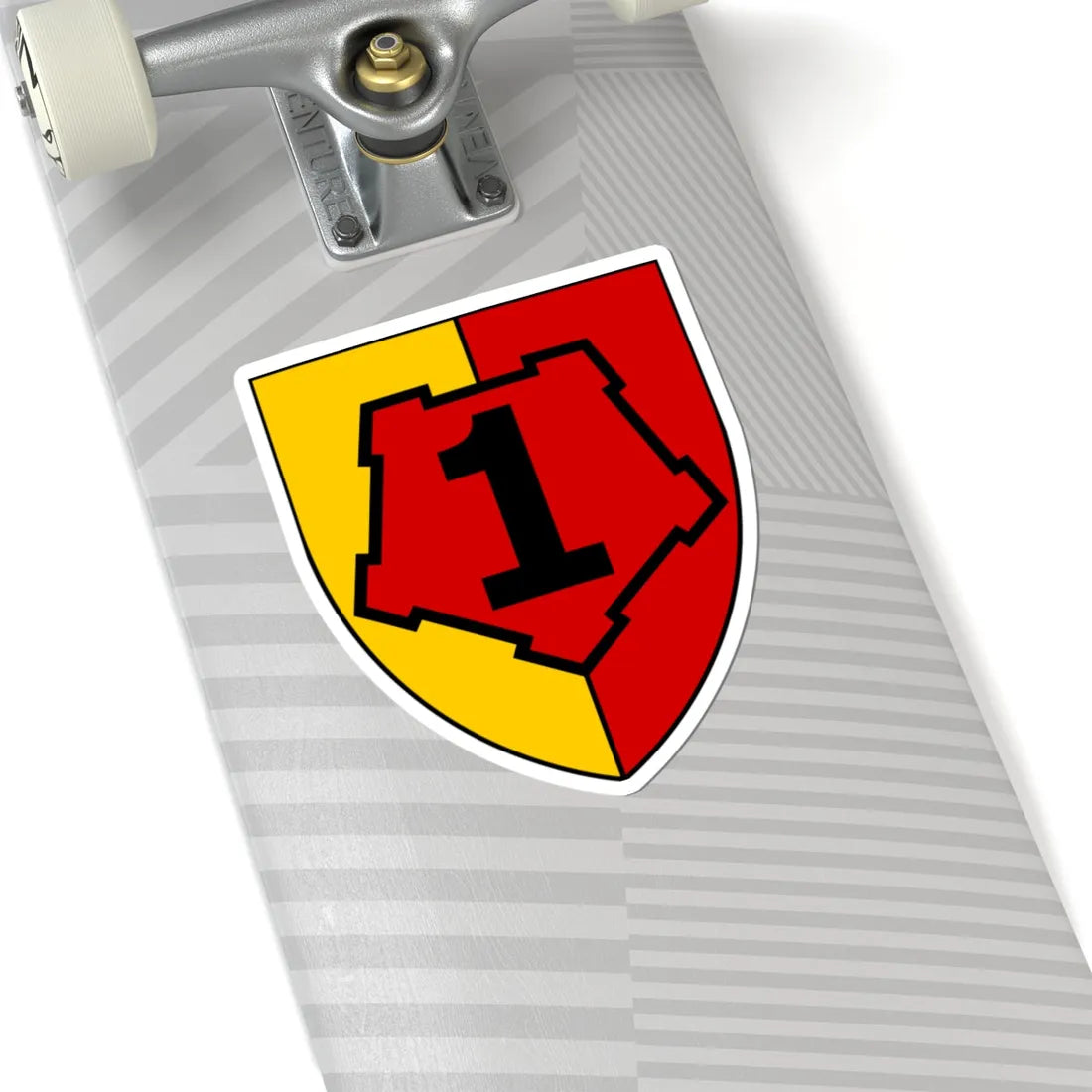 Emblem for the I-DLR (Denmark) (Coat of Arms) STICKER Vinyl Kiss-Cut Decal - The Sticker Space