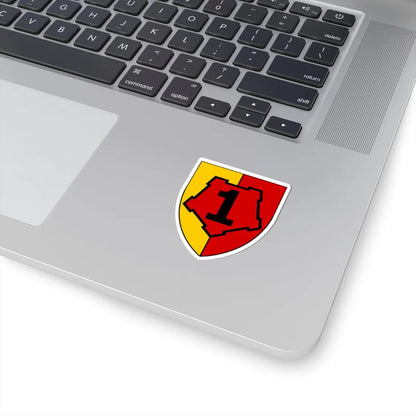Emblem for the I-DLR (Denmark) (Coat of Arms) STICKER Vinyl Kiss-Cut Decal - The Sticker Space