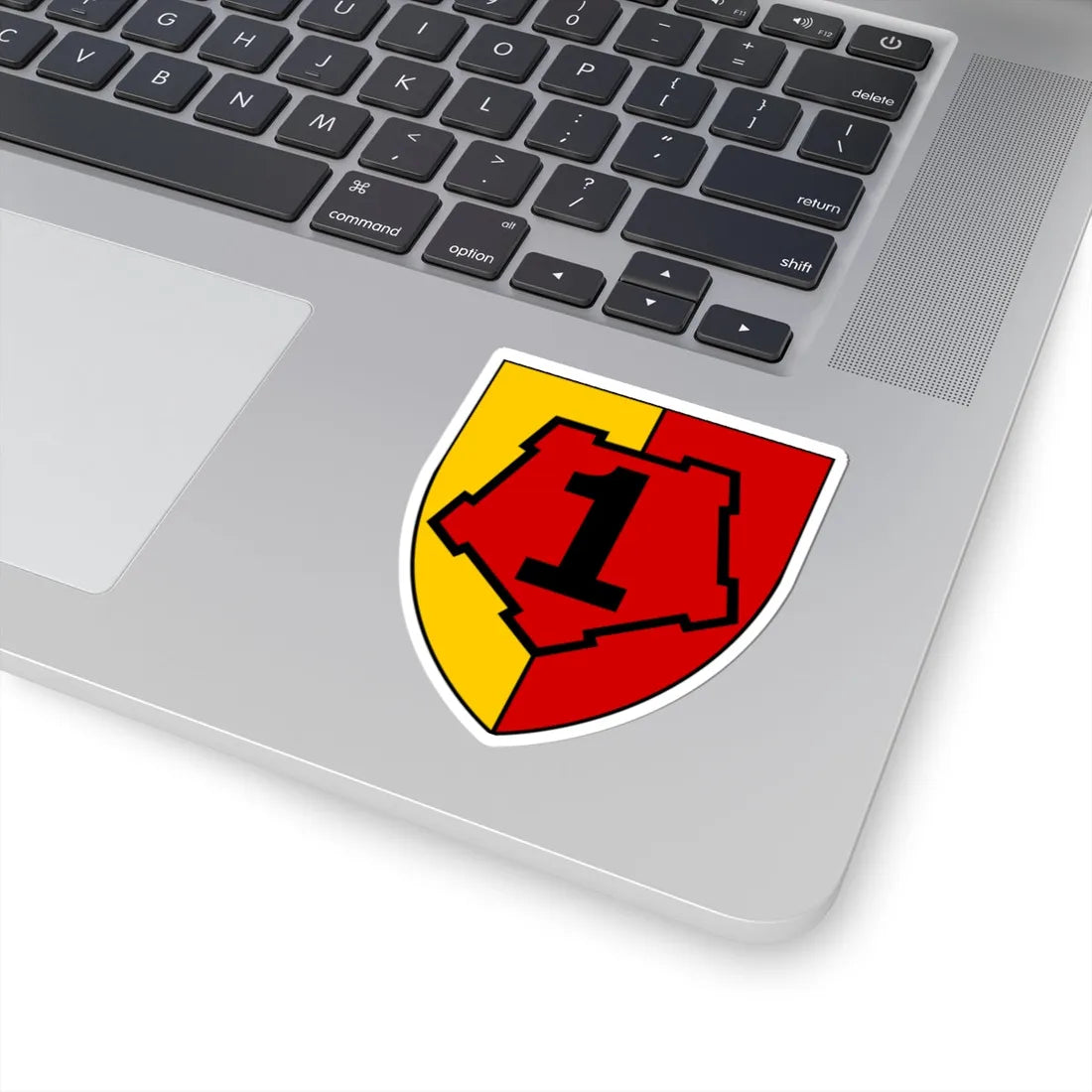Emblem for the I-DLR (Denmark) (Coat of Arms) STICKER Vinyl Kiss-Cut Decal - The Sticker Space