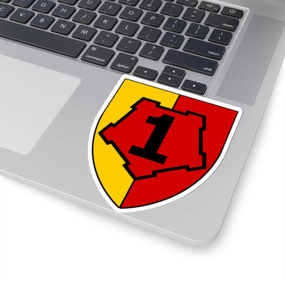 Emblem for the I-DLR (Denmark) (Coat of Arms) STICKER Vinyl Kiss-Cut Decal - The Sticker Space