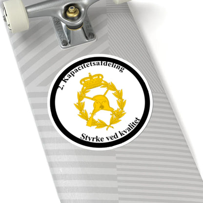 Emblem for the II-DAR (Denmark) (Coat of Arms) STICKER Vinyl Kiss-Cut Decal - The Sticker Space