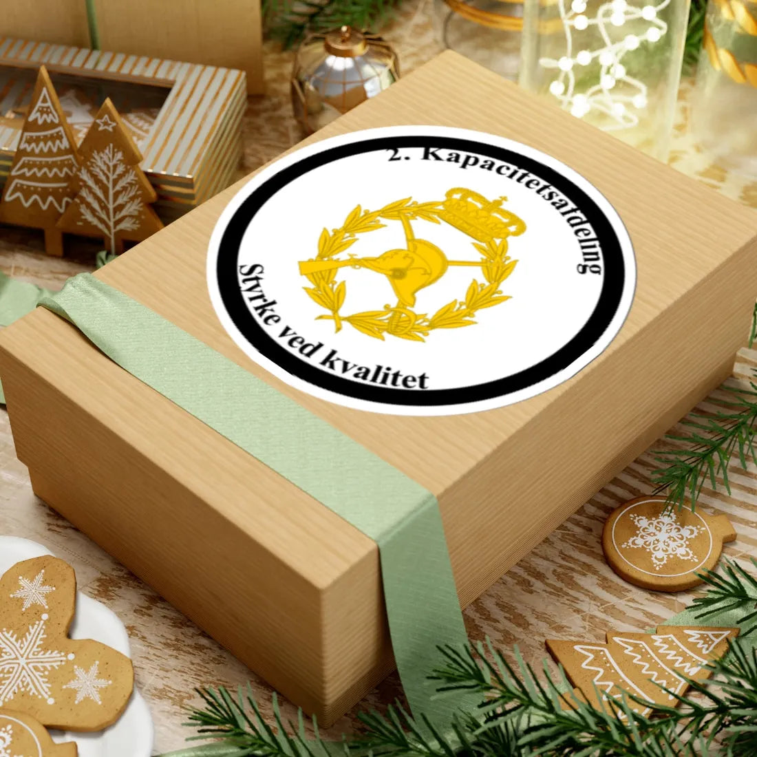 Emblem for the II-DAR (Denmark) (Coat of Arms) STICKER Vinyl Kiss-Cut Decal - The Sticker Space