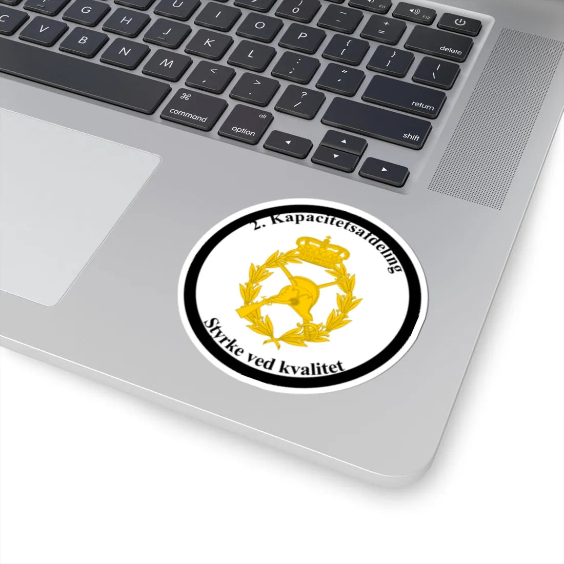 Emblem for the II-DAR (Denmark) (Coat of Arms) STICKER Vinyl Kiss-Cut Decal - The Sticker Space