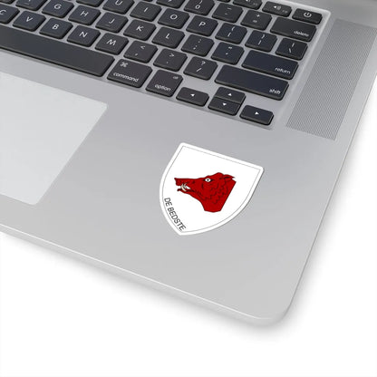 Emblem for the II-PLR (Denmark) (Coat of Arms) STICKER Vinyl Kiss-Cut Decal - The Sticker Space