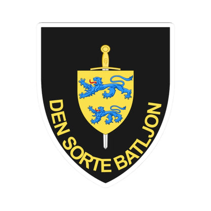 Emblem for the II-SLFR (Denmark) (Coat of Arms) STICKER Vinyl Kiss-Cut Decal 2 Inch White - The Sticker Space