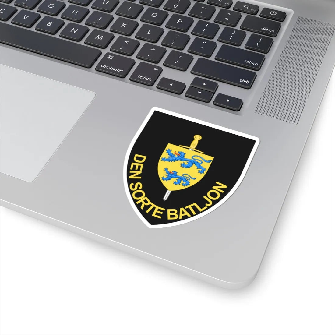 Emblem for the II-SLFR (Denmark) (Coat of Arms) STICKER Vinyl Kiss-Cut Decal - The Sticker Space