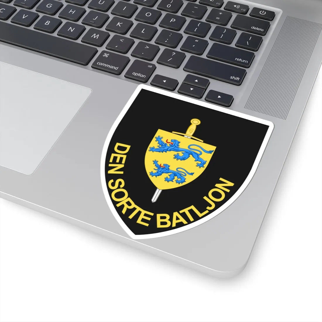 Emblem for the II-SLFR (Denmark) (Coat of Arms) STICKER Vinyl Kiss-Cut Decal - The Sticker Space
