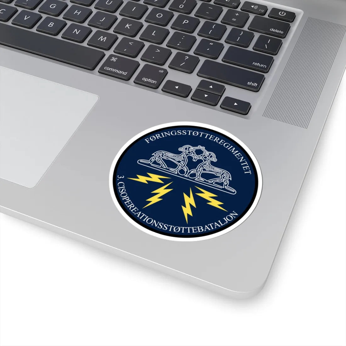 Emblem for the III-FSR (Denmark) (Coat of Arms) STICKER Vinyl Kiss-Cut Decal - The Sticker Space