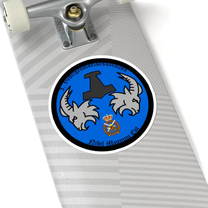 Emblem for the III-TRR (Denmark) (Coat of Arms) STICKER Vinyl Kiss-Cut Decal - The Sticker Space