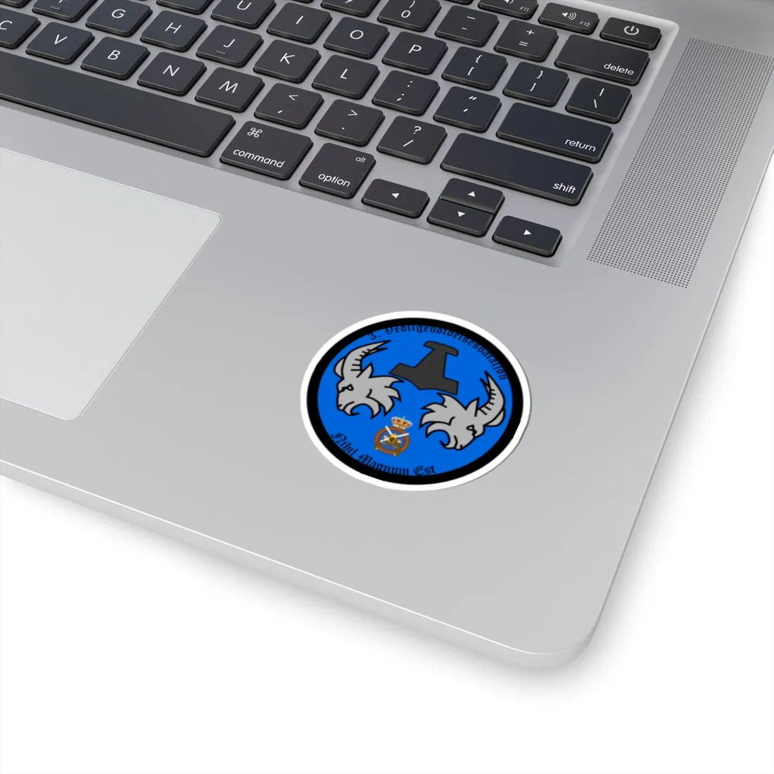 Emblem for the III-TRR (Denmark) (Coat of Arms) STICKER Vinyl Kiss-Cut Decal - The Sticker Space