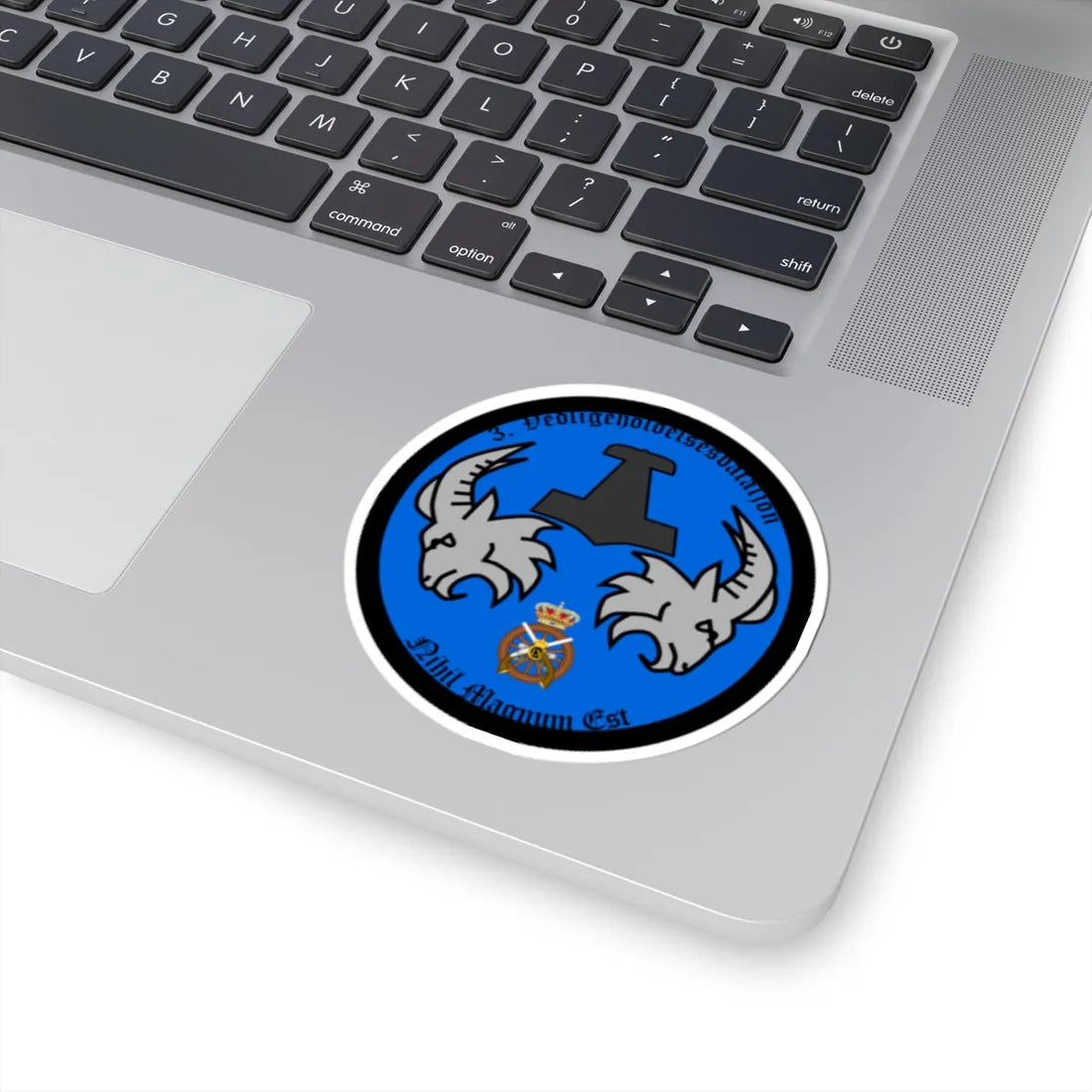 Emblem for the III-TRR (Denmark) (Coat of Arms) STICKER Vinyl Kiss-Cut Decal - The Sticker Space
