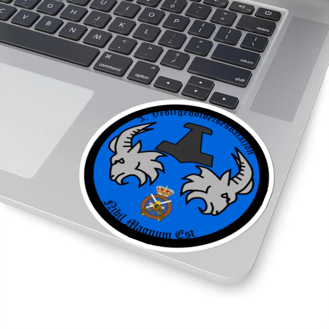 Emblem for the III-TRR (Denmark) (Coat of Arms) STICKER Vinyl Kiss-Cut Decal - The Sticker Space