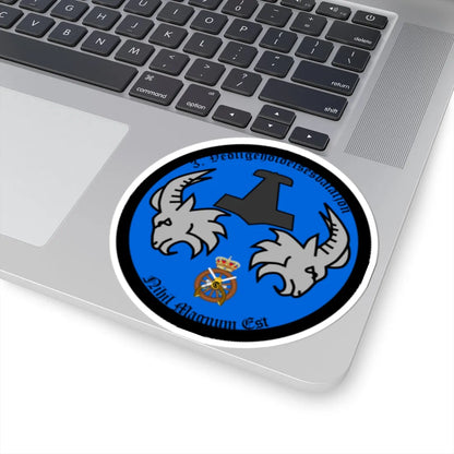 Emblem for the III-TRR (Denmark) (Coat of Arms) STICKER Vinyl Kiss-Cut Decal - The Sticker Space