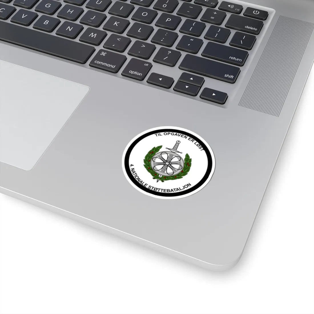 Emblem for the IV-TRR (Denmark) (Coat of Arms) STICKER Vinyl Kiss-Cut Decal - The Sticker Space