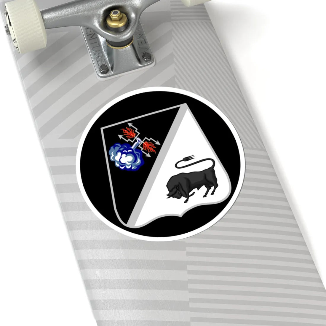 Emblem for the LIV-V-GHR (Denmark) (Coat of Arms) STICKER Vinyl Kiss-Cut Decal - The Sticker Space