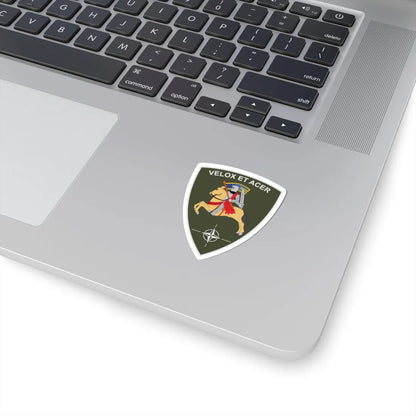 Emblem for the Multinational Division North (Denmark) (Coat of Arms) STICKER Vinyl Kiss-Cut Decal - The Sticker Space