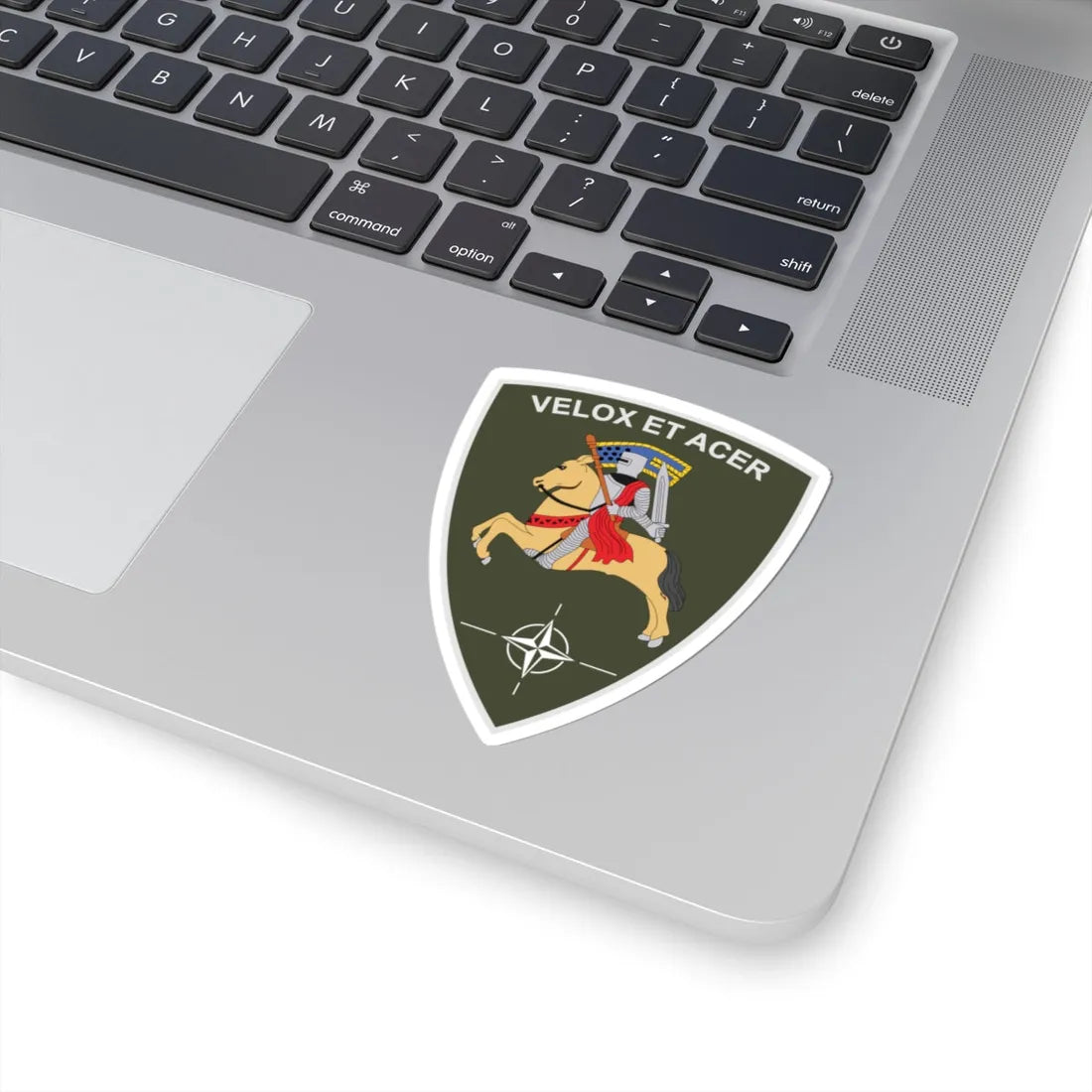 Emblem for the Multinational Division North (Denmark) (Coat of Arms) STICKER Vinyl Kiss-Cut Decal - The Sticker Space