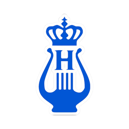 Emblem for the Princes Music Corps Denmark (Denmark) (Coat of Arms) STICKER Vinyl Kiss-Cut Decal 2 Inch White - The Sticker Space