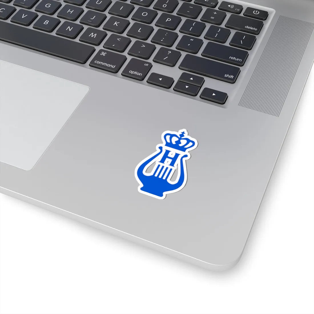 Emblem for the Princes Music Corps Denmark (Denmark) (Coat of Arms) STICKER Vinyl Kiss-Cut Decal - The Sticker Space