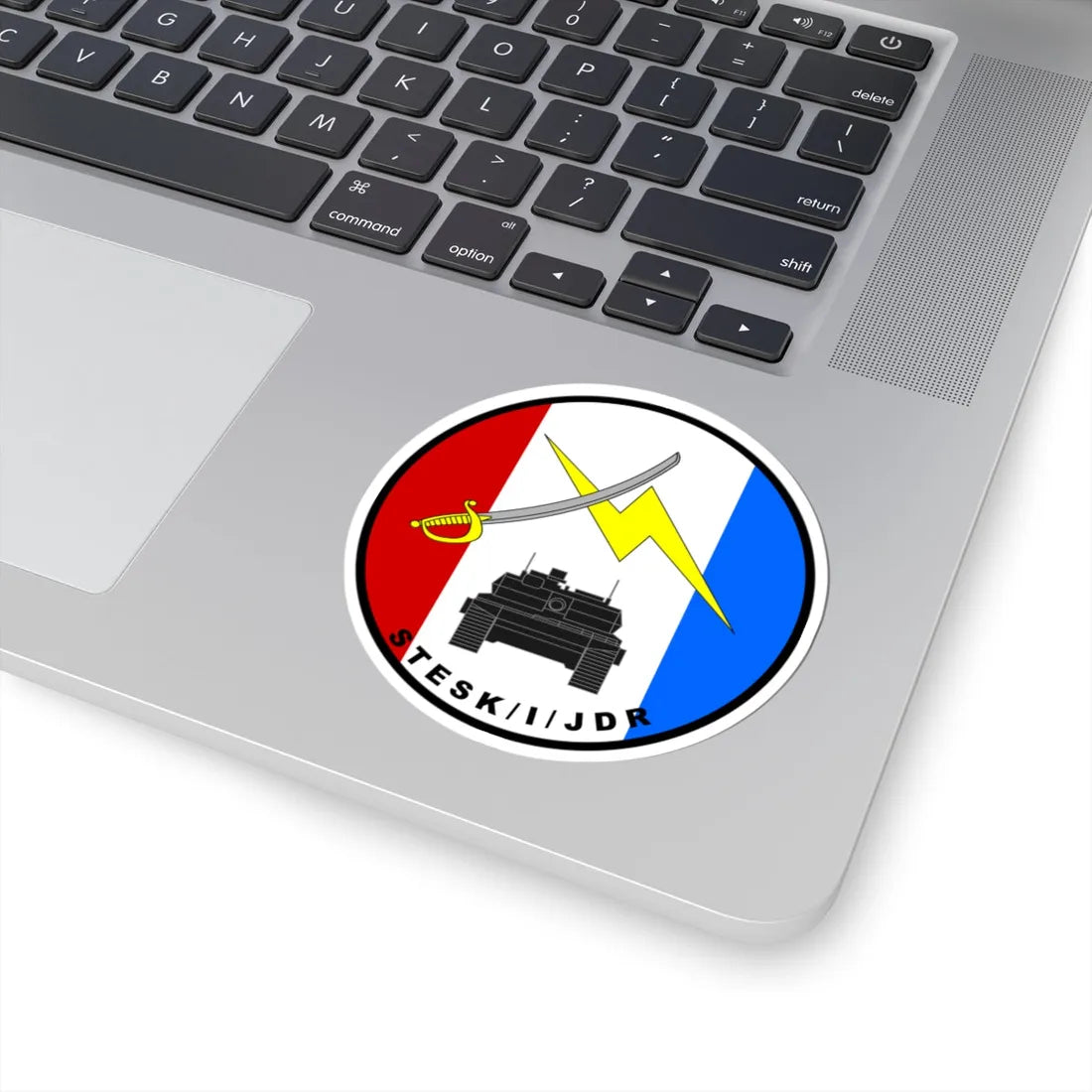Emblem for the Staff-I-JDR (Denmark) (Coat of Arms) STICKER Vinyl Kiss-Cut Decal - The Sticker Space