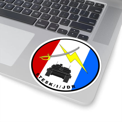 Emblem for the Staff-I-JDR (Denmark) (Coat of Arms) STICKER Vinyl Kiss-Cut Decal - The Sticker Space