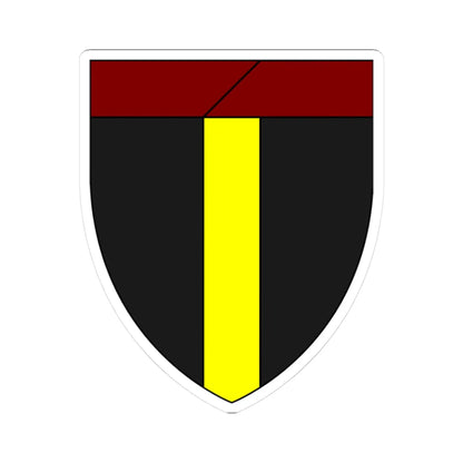 Emblem for the Staff-I Jyske Brigade-KJFR (Denmark) (Coat of Arms) STICKER Vinyl Kiss-Cut Decal 3 Inch White - The Sticker Space