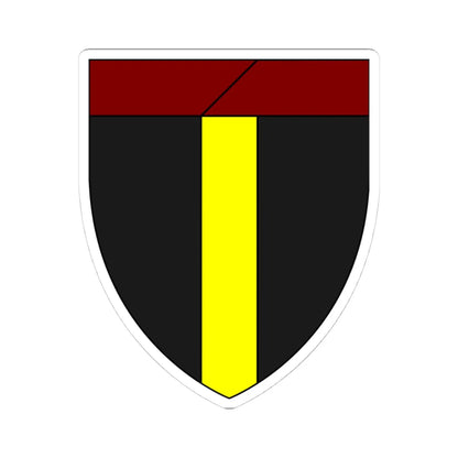 Emblem for the Staff-I Jyske Brigade-KJFR (Denmark) (Coat of Arms) STICKER Vinyl Kiss-Cut Decal 4 Inch White - The Sticker Space