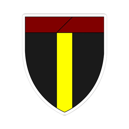 Emblem for the Staff-I Jyske Brigade-KJFR (Denmark) (Coat of Arms) STICKER Vinyl Kiss-Cut Decal 6 Inch White - The Sticker Space