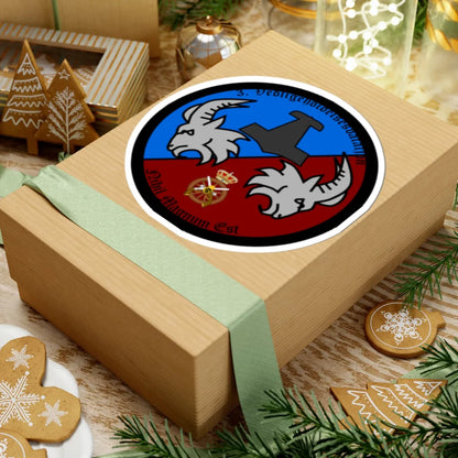 Emblem for the Staff-III-TRR (Denmark) (Coat of Arms) STICKER Vinyl Kiss-Cut Decal - The Sticker Space