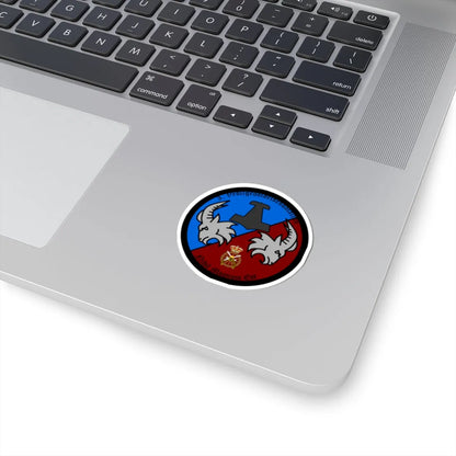 Emblem for the Staff-III-TRR (Denmark) (Coat of Arms) STICKER Vinyl Kiss-Cut Decal - The Sticker Space