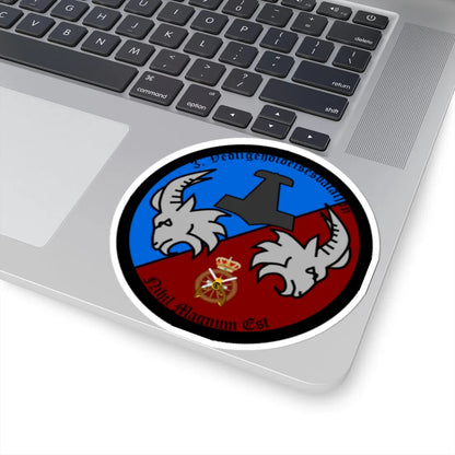 Emblem for the Staff-III-TRR (Denmark) (Coat of Arms) STICKER Vinyl Kiss-Cut Decal - The Sticker Space