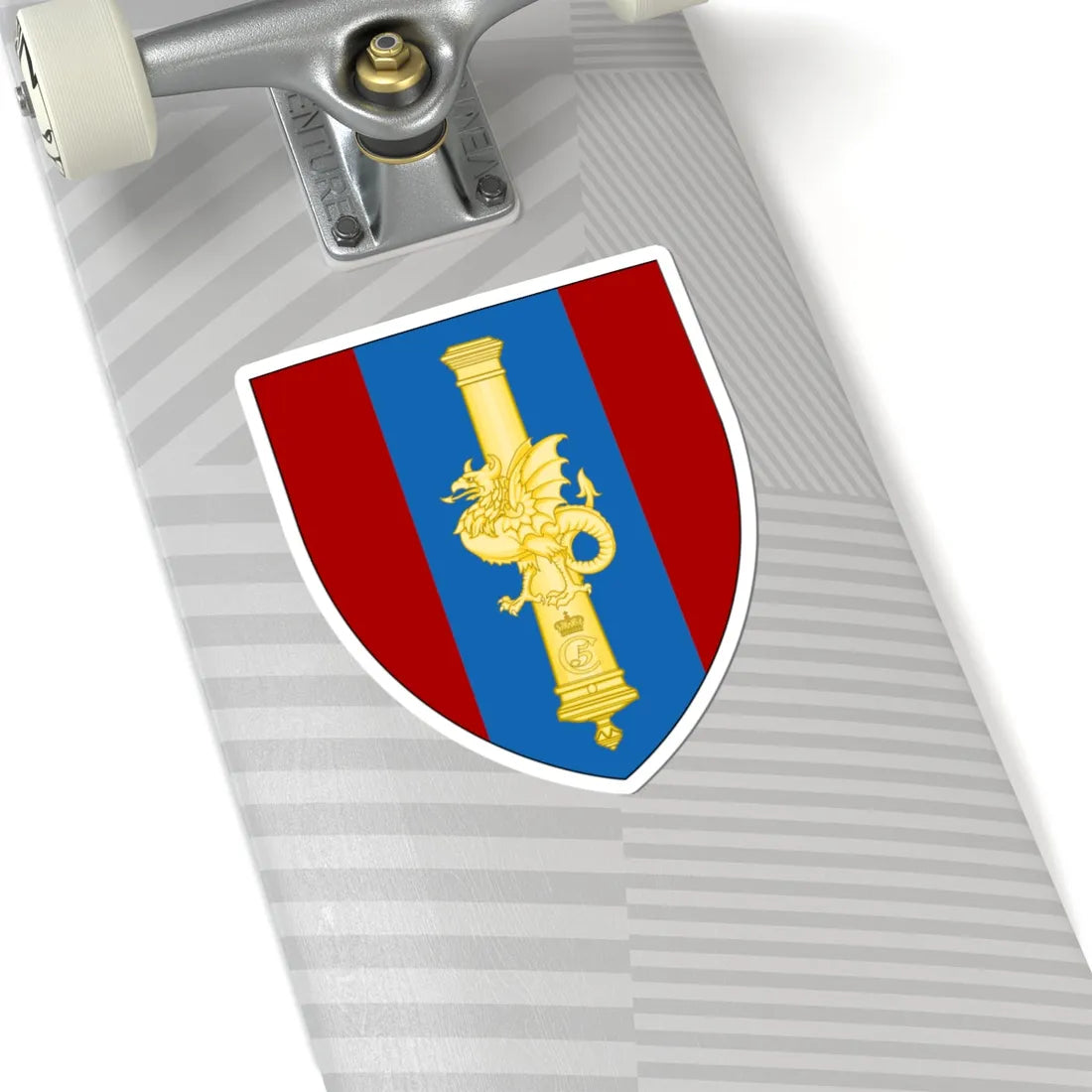 Emblem for the XII-BV (Denmark) (Coat of Arms) STICKER Vinyl Kiss-Cut Decal - The Sticker Space