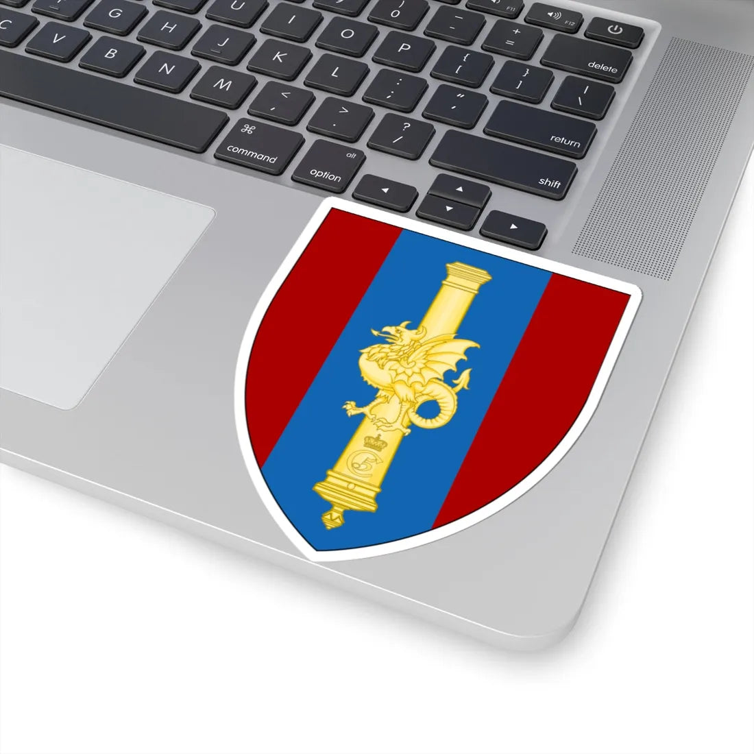 Emblem for the XII-BV (Denmark) (Coat of Arms) STICKER Vinyl Kiss-Cut Decal - The Sticker Space