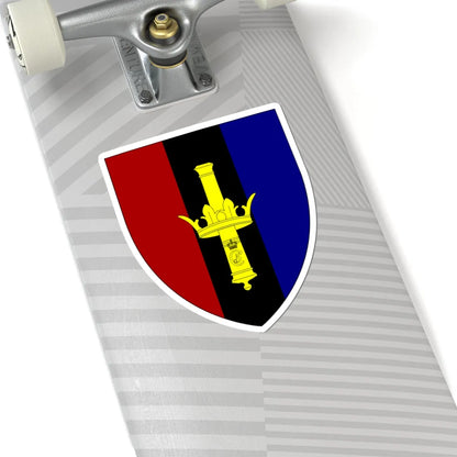 Emblem for the XIV-KRAR (Denmark) (Coat of Arms) STICKER Vinyl Kiss-Cut Decal - The Sticker Space
